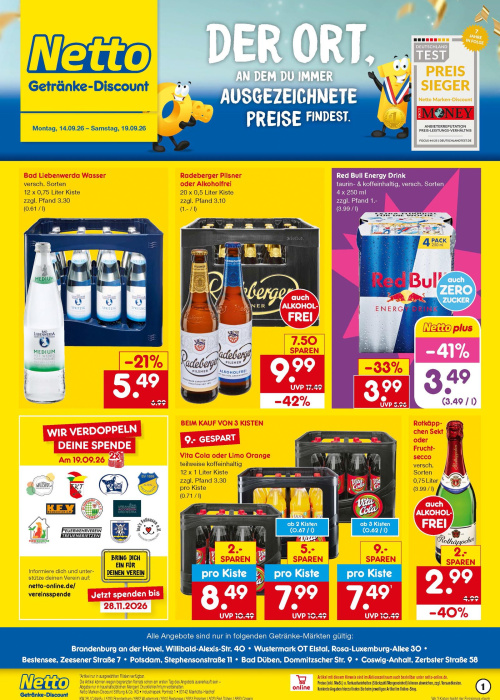 Getränkemarkt in deiner Nähe