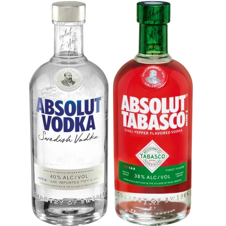 Absolut Vodka oder Absolut Tabasco