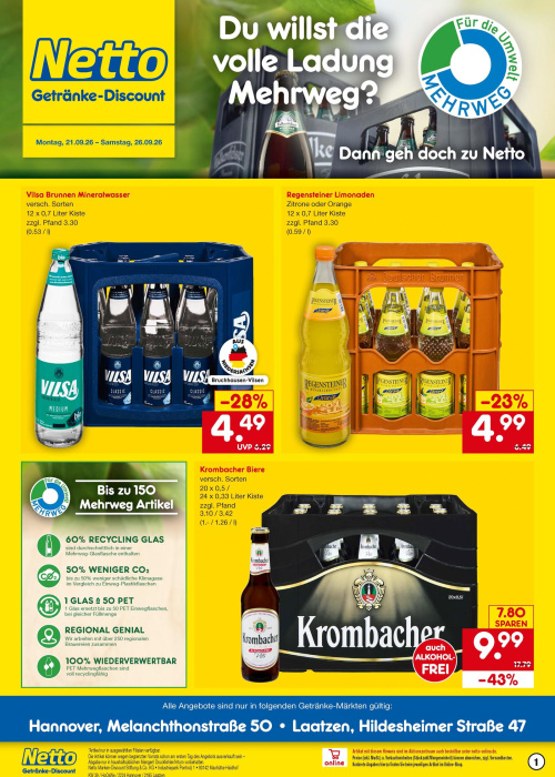 Getränkemarkt in deiner Nähe