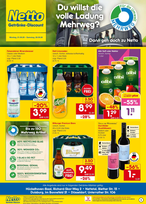 Getränkemarkt in deiner Nähe