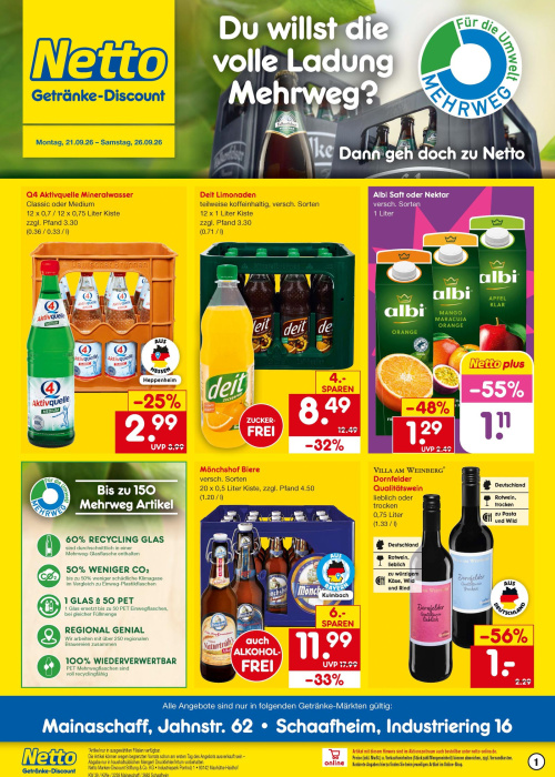 Getränkemarkt in deiner Nähe