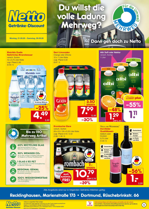 Getränkemarkt in deiner Nähe