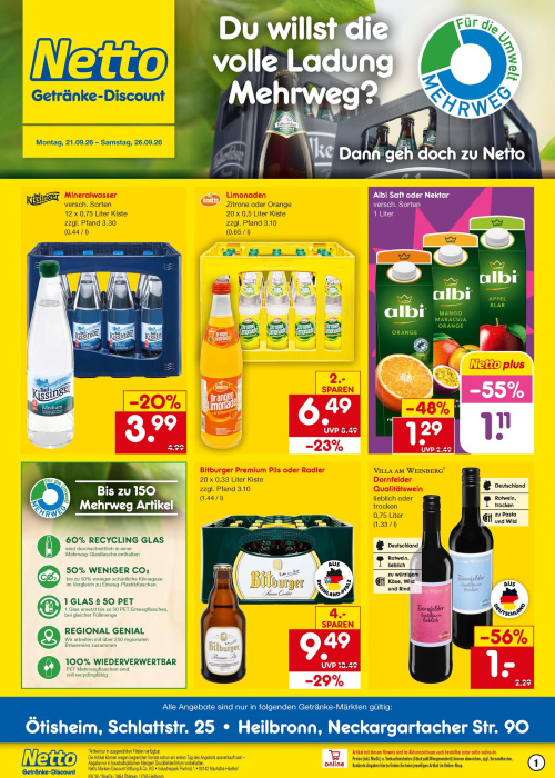 Getränkemarkt in deiner Nähe