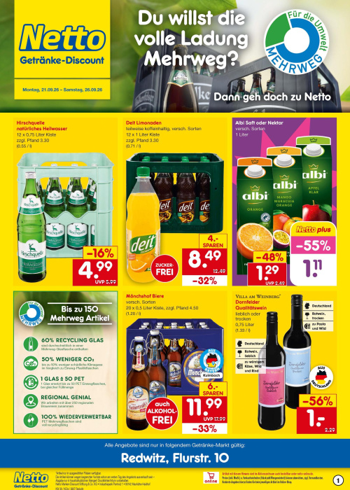 Getränkemarkt in deiner Nähe