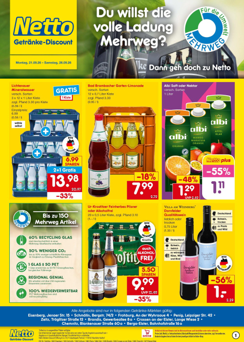 Getränkemarkt in deiner Nähe