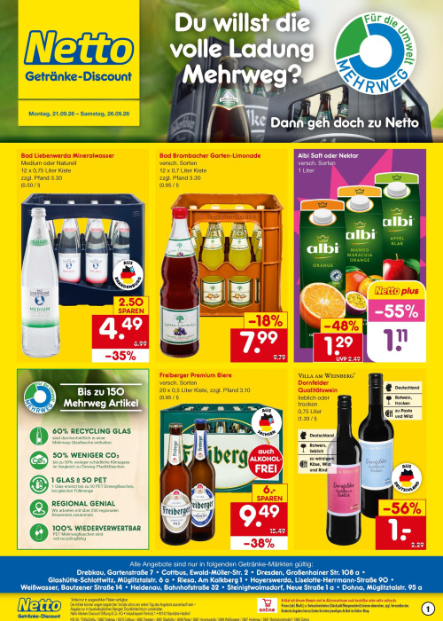 Getränkemarkt in deiner Nähe
