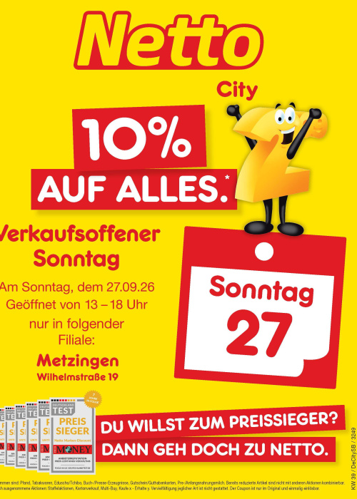 Verkaufsoffener Sonntag deiner Nähe