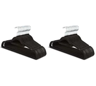 Kleiderbügel beflockt