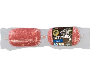 Schinkenzwiebelmettwurst