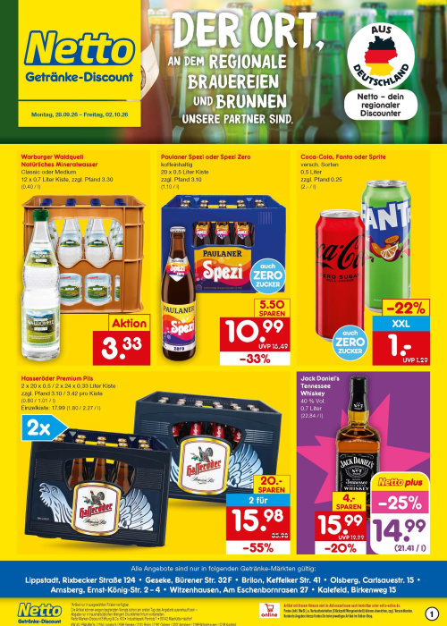 Getränkemarkt in deiner Nähe