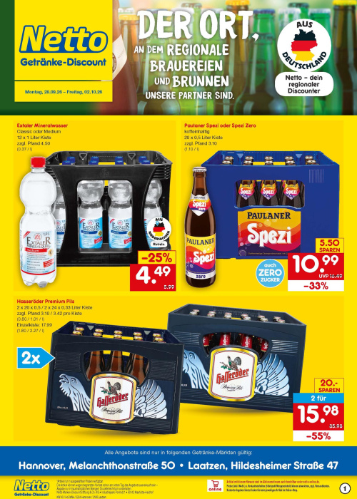 Getränkemarkt in deiner Nähe