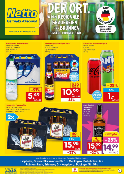 Getränkemarkt in deiner Nähe