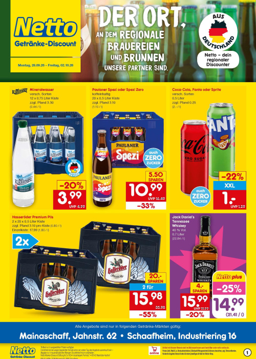 Getränkemarkt in deiner Nähe