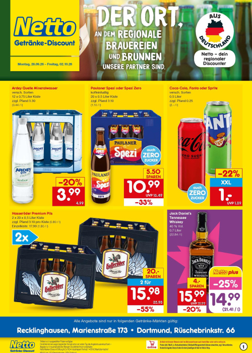 Getränkemarkt in deiner Nähe