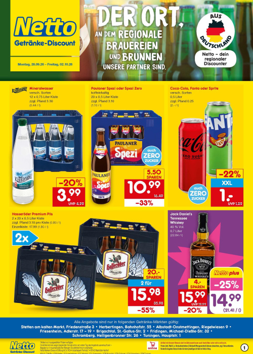 Getränkemarkt in deiner Nähe
