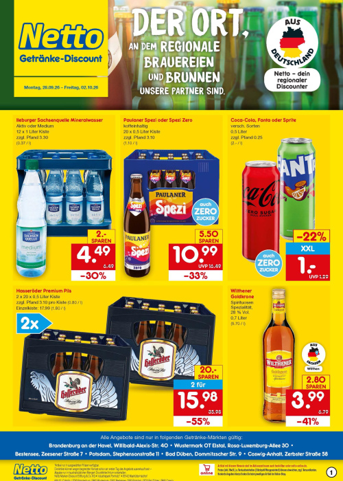 Getränkemarkt in deiner Nähe