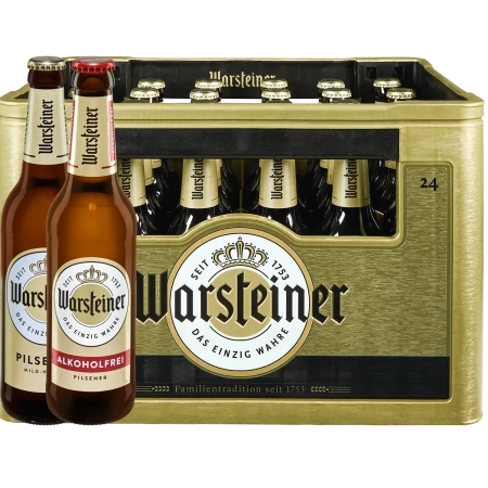 Warsteiner Premium Pilsener oder Alkoholfrei