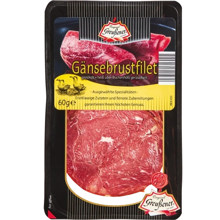 Enten- oder Gänsebrust