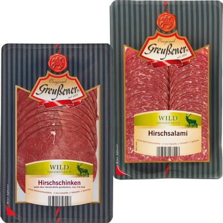 Hirschschinken oder Hirschsalami