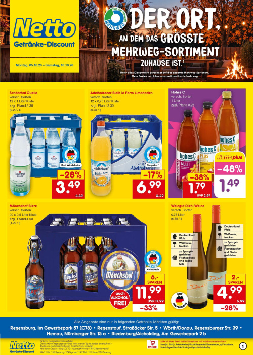 Getränkemarkt in deiner Nähe