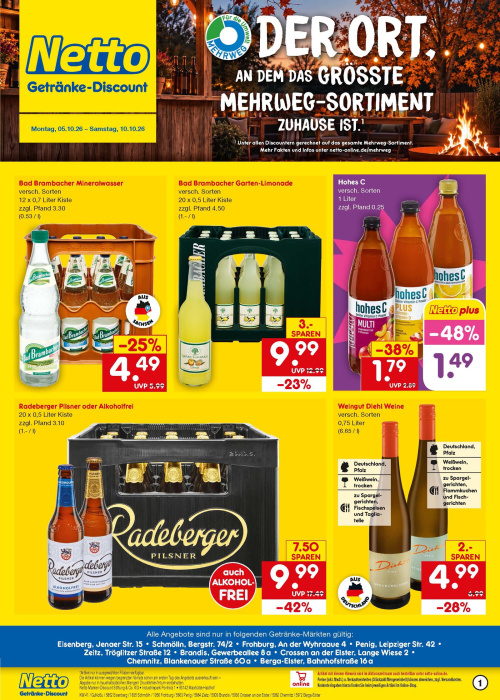 Getränkemarkt in deiner Nähe