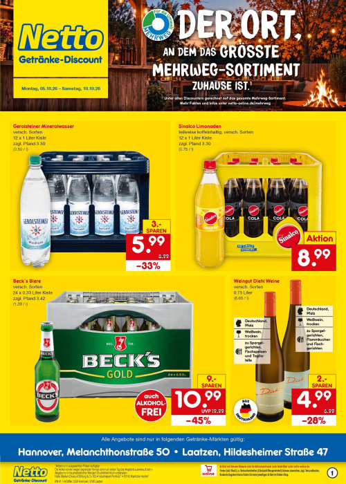 Getränkemarkt in deiner Nähe