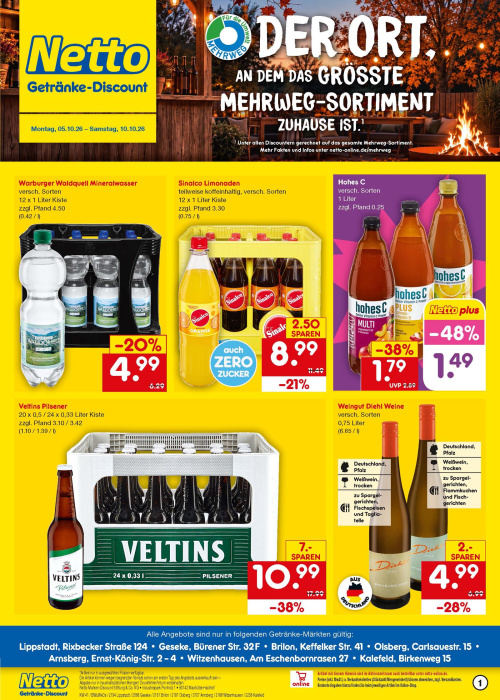 Getränkemarkt in deiner Nähe