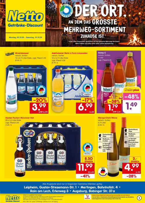 Getränkemarkt in deiner Nähe