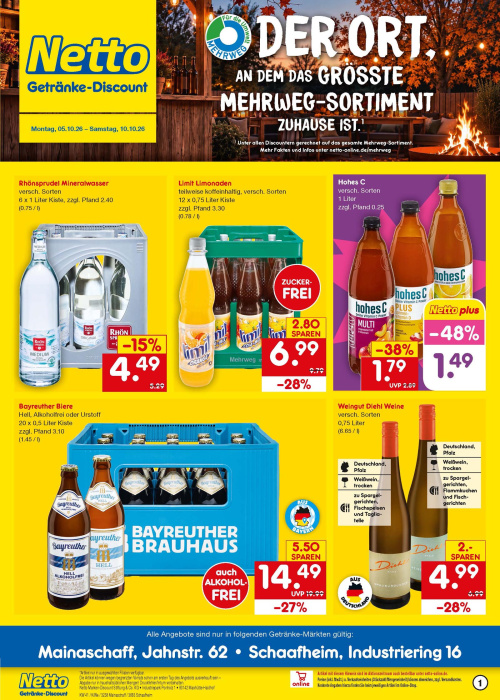 Getränkemarkt in deiner Nähe