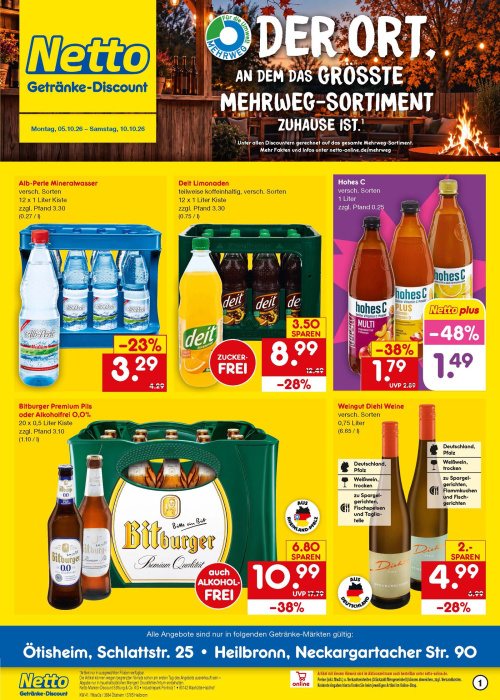 Getränkemarkt in deiner Nähe