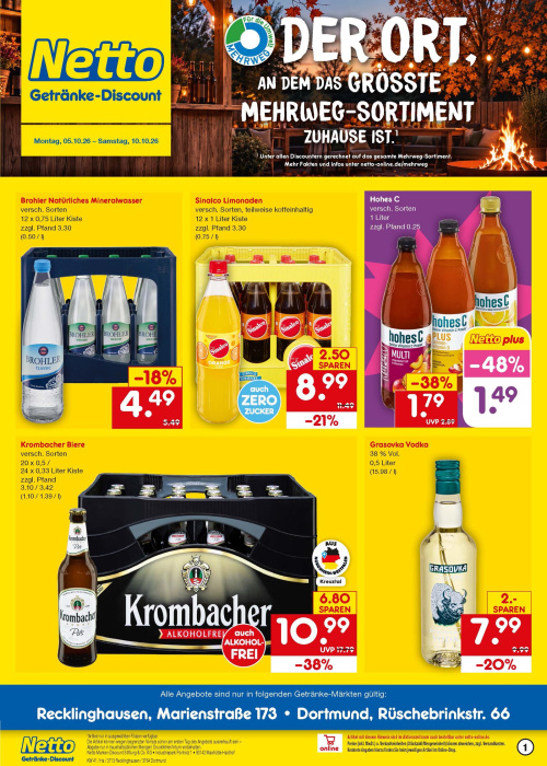 Getränkemarkt in deiner Nähe