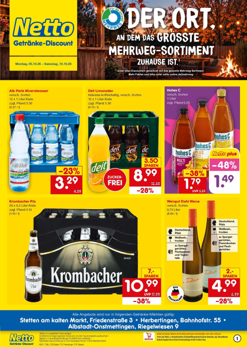 Getränkemarkt in deiner Nähe