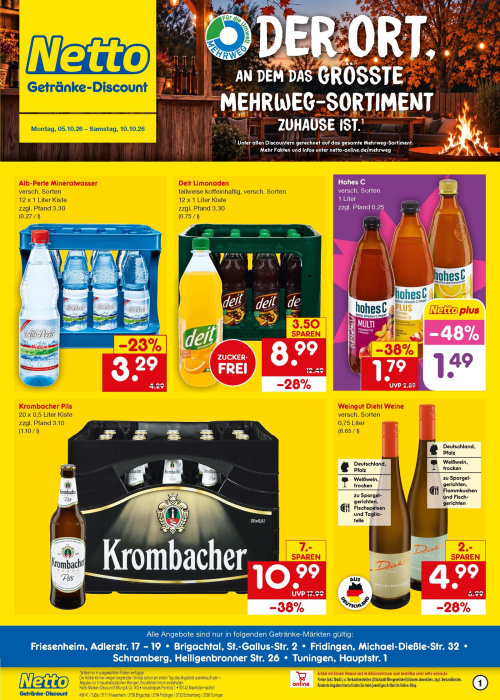Getränkemarkt in deiner Nähe