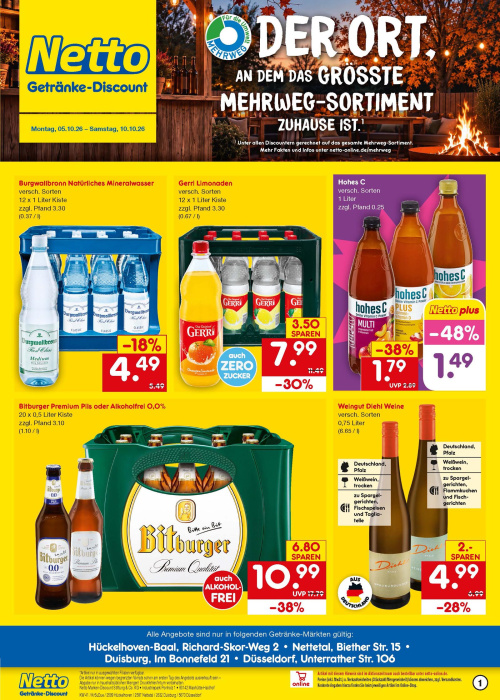 Getränkemarkt in deiner Nähe