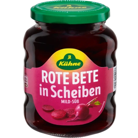 Kühne Rote Bete in Scheiben