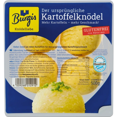 Burgis Knödelinos oder Kartoffelknödel
