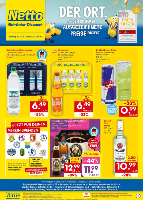 Getränkemarkt in deiner Nähe