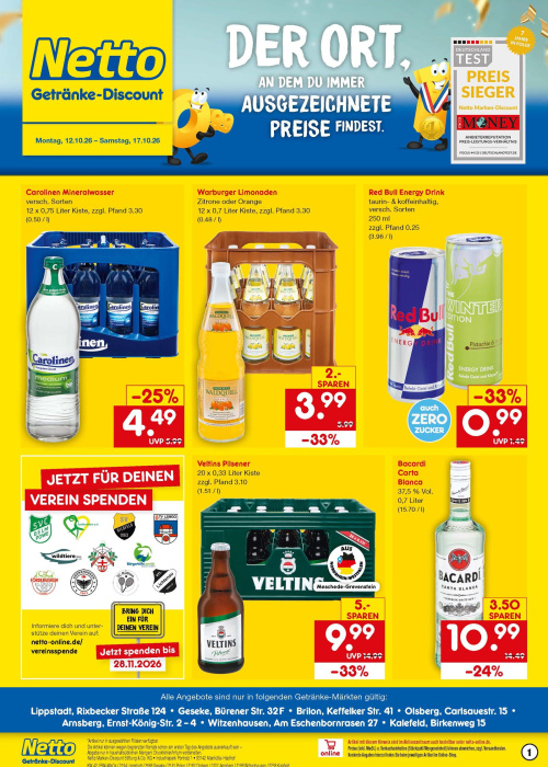 Getränkemarkt in deiner Nähe