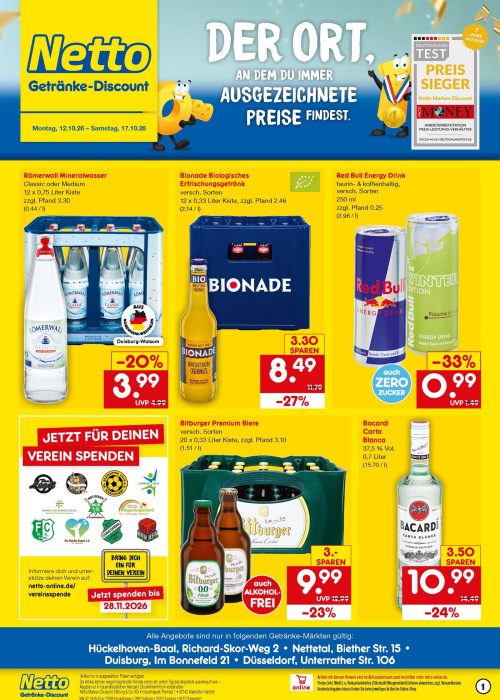 Getränkemarkt in deiner Nähe