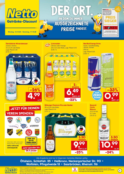 Getränkemarkt in deiner Nähe