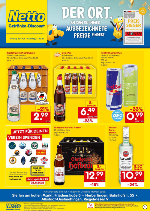 Getränkemarkt in deiner Nähe