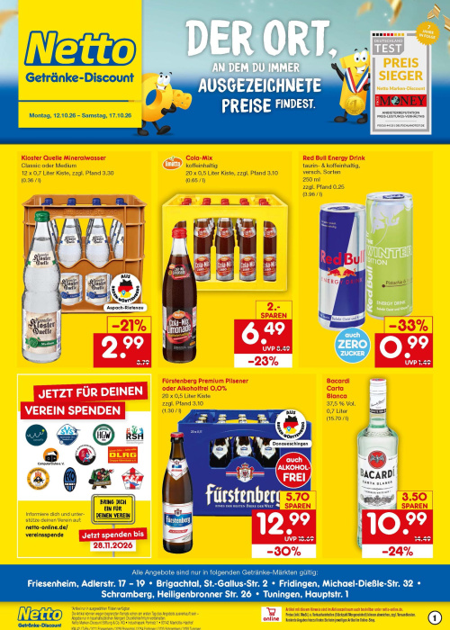 Getränkemarkt in deiner Nähe