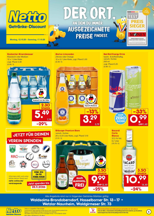 Getränkemarkt in deiner Nähe
