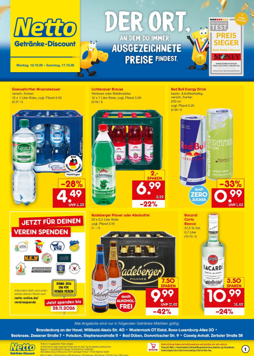 Getränkemarkt in deiner Nähe