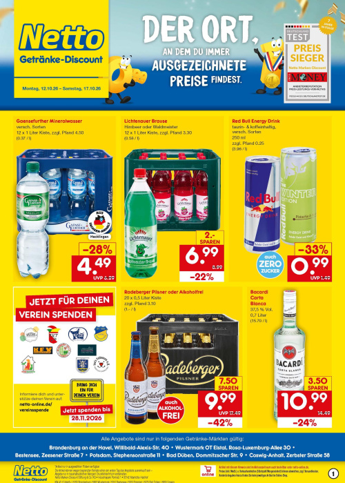 Getränkemarkt in deiner Nähe