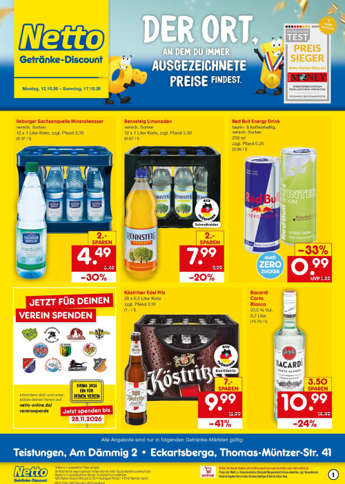 Getränkemarkt in deiner Nähe