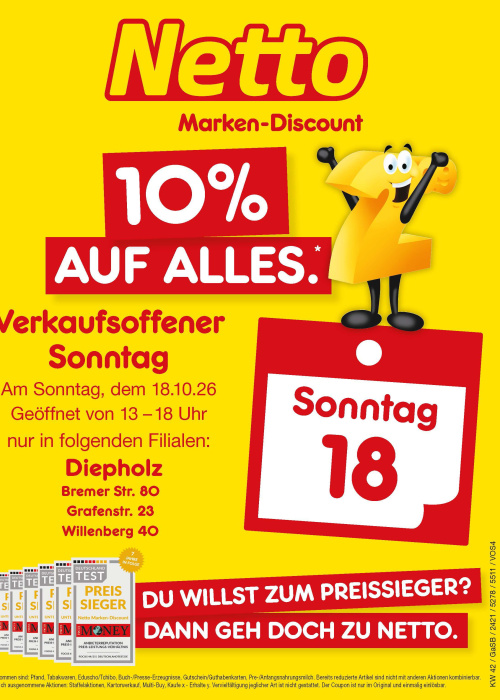 Verkaufsoffener Sonntag deiner Nähe