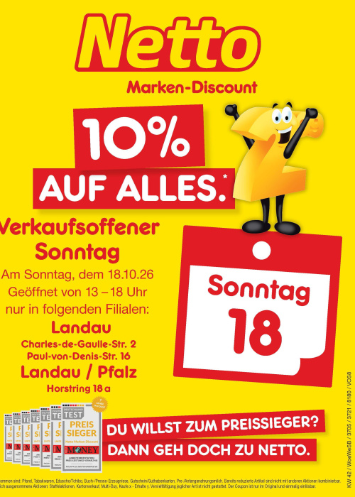 Verkaufsoffener Sonntag deiner Nähe