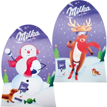 Milka lustiges Weihnachtsgeschenk