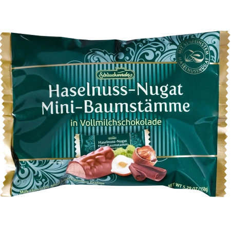Mini Nougat Baumstämme
